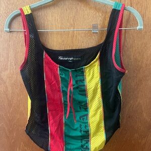 Sporty Multicolor Women's Swimsuit